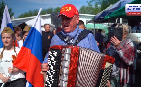 Флешмоб в честь Дня победы в п. Бабынино