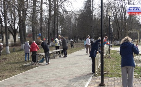 Субботник в Бабынинском округе